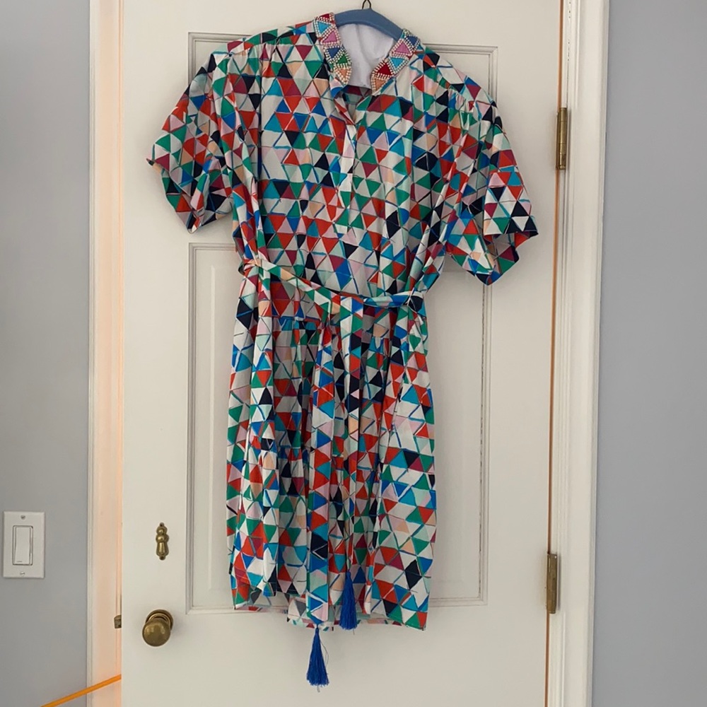 Saloon Dress w Waist Tie